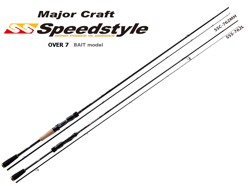 Major Craft Speedstyle Bait Casting Model 2pcs SSC-742H (Length: 2.26mt, Lure: 3/8-1 1/2oz)