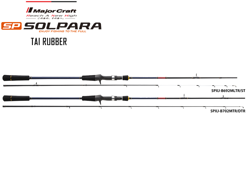 Major Craft New SP Solpara Tai Rubber SPX-B69LTR/ST (Length: 2.10mt, Lure: MAX 80gr)