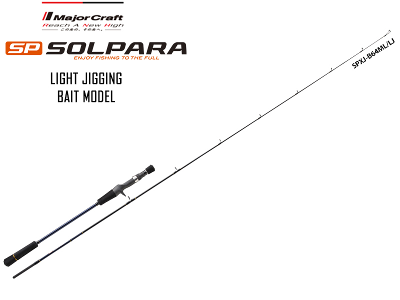 Major Craft New SP Solpara Light Jigging SPXJ-B64M/LJ (Length: 1.95mt, Lure: 80-180gr)