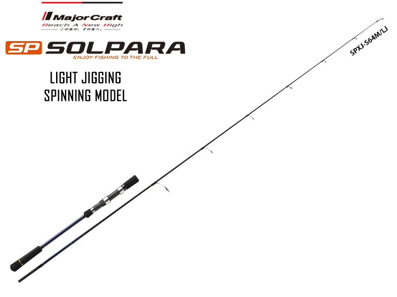 Major Craft New SP Solpara Light Jigging SPXJ-S64M/LJ (Length: 1.95mt, Lure: 80-180gr)