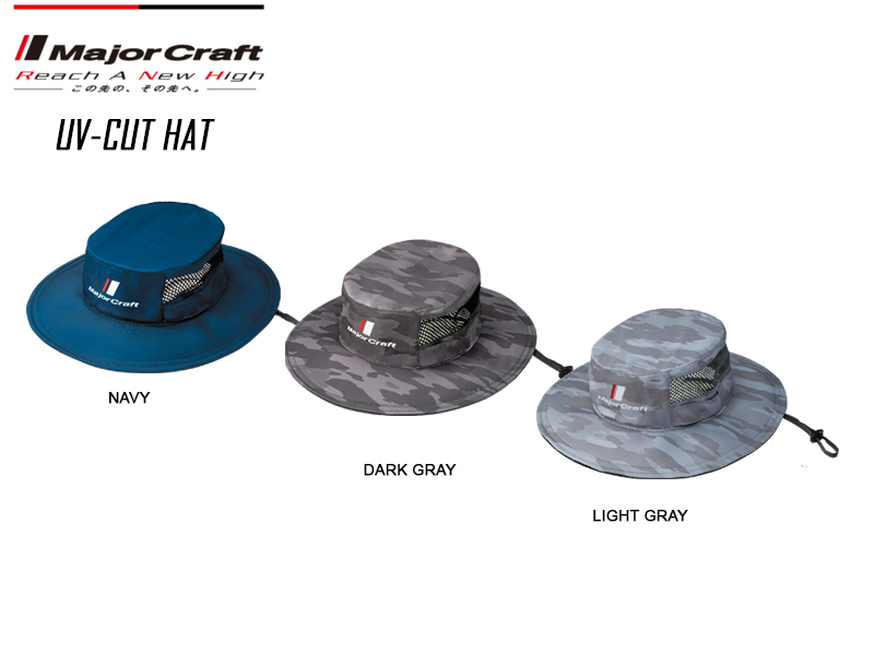 Major Craft UV-Cut Hat CP-F20/DGY Dark Grey