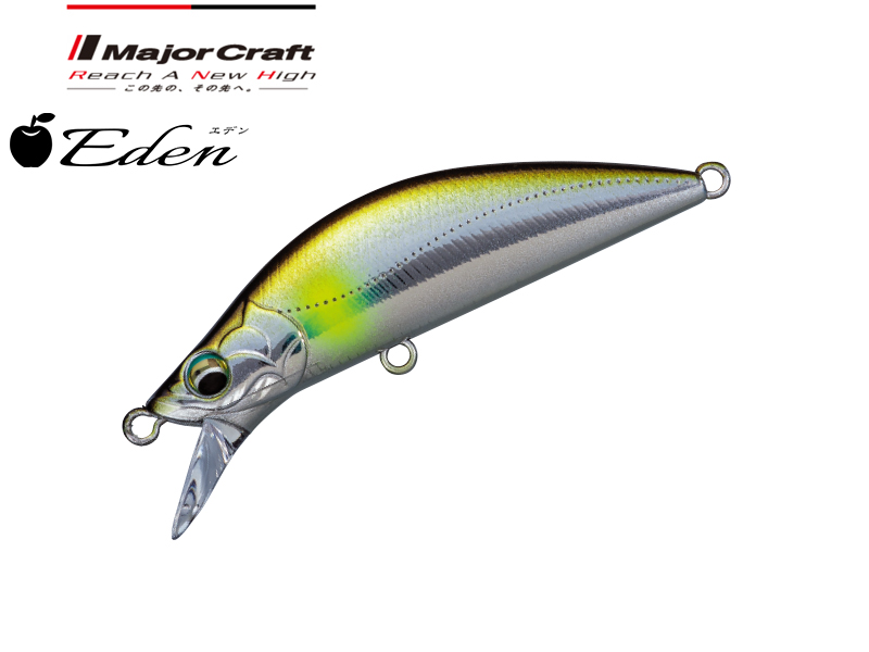 Major Craft Eden Sinking EDN-50H (Length: 50mm, Weight: 5.5gr, Color: #7 Plated Sweetfish)