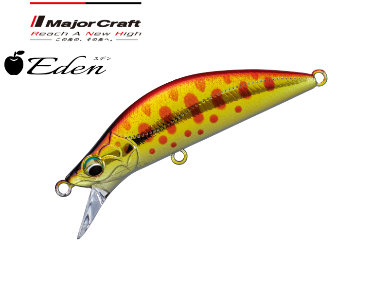 Major Craft Eden Sinking EDN-50S (Length: 50mm, Weight: 4.5gr, Color: #10 Red Gold Yamame)