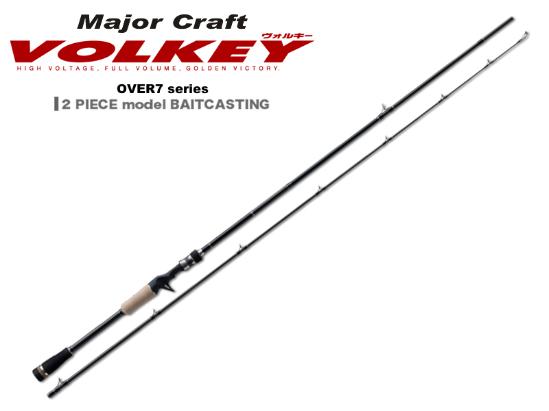 MajorCraft Volkey Over Seven VKC-782MH (Length: 2.38m, Lure: 1/4-1oz, Type: 2pcs Baitcasting)