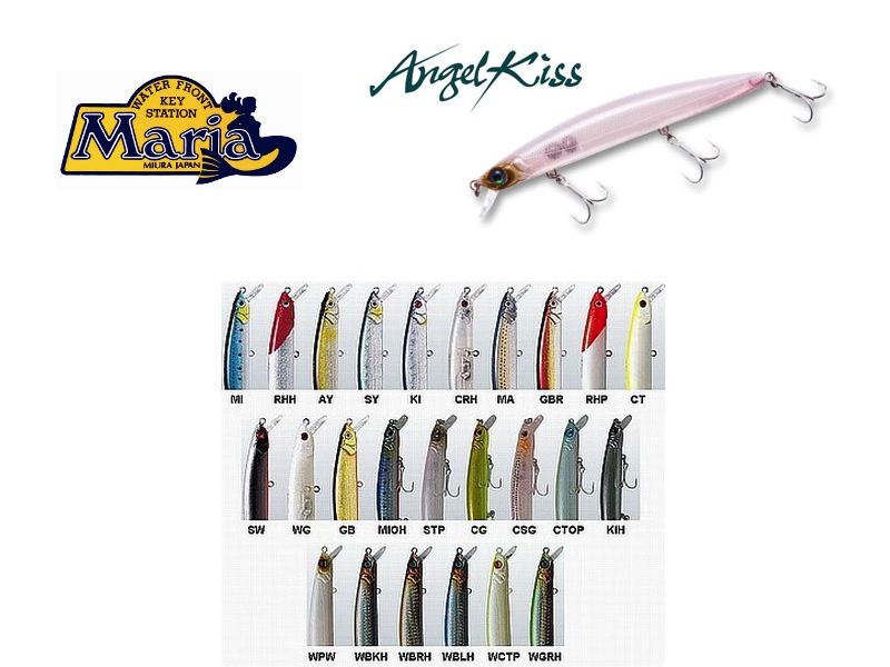 Maria Angel Kiss (140mm, 27g, Color: WGRH) - Click Image to Close