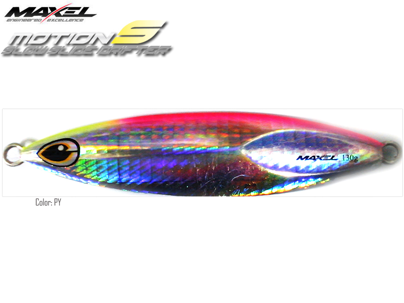Maxel Dragonfly Jigs Motion S Slow Rider (Length: 120mm, Weight: 130gr, Color: Pink Yellow)