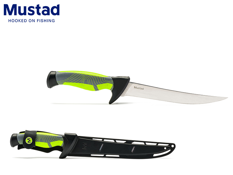 Mustad MT098 Fillet Knife 7" Green