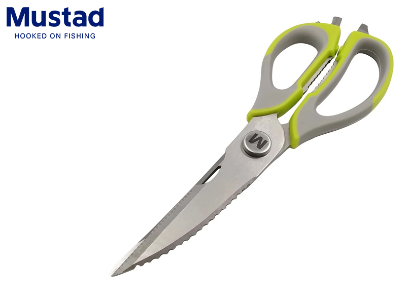 Mustad MT122 Bait Scissors - Green