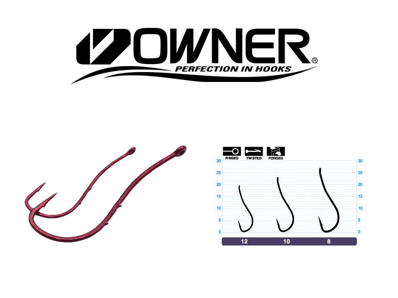 Owner 53118 Worm SP - BH Bloody Red (#10, 8pcs)