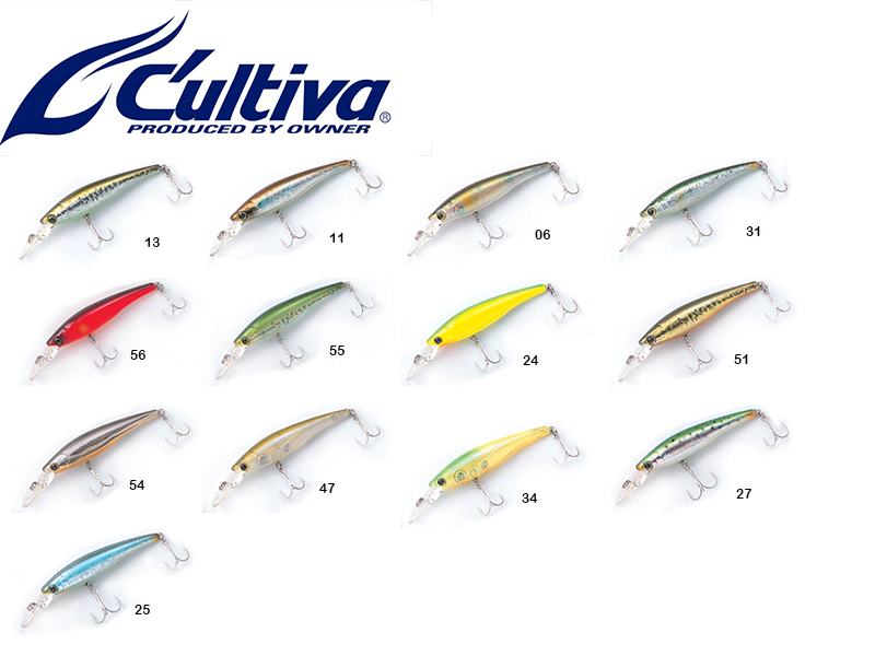 Cultiva Rip'n Minnow RM-70SP (70mm, 6.3gr, Colour:34)