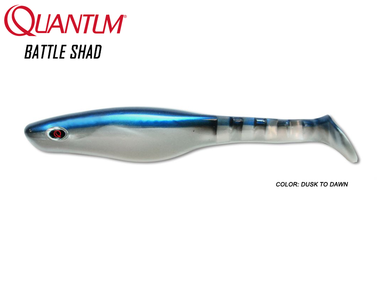 Quantum Battle Shad (Length: 8cm, Weight: 3.5gr, Color: Dusk to Dawn)