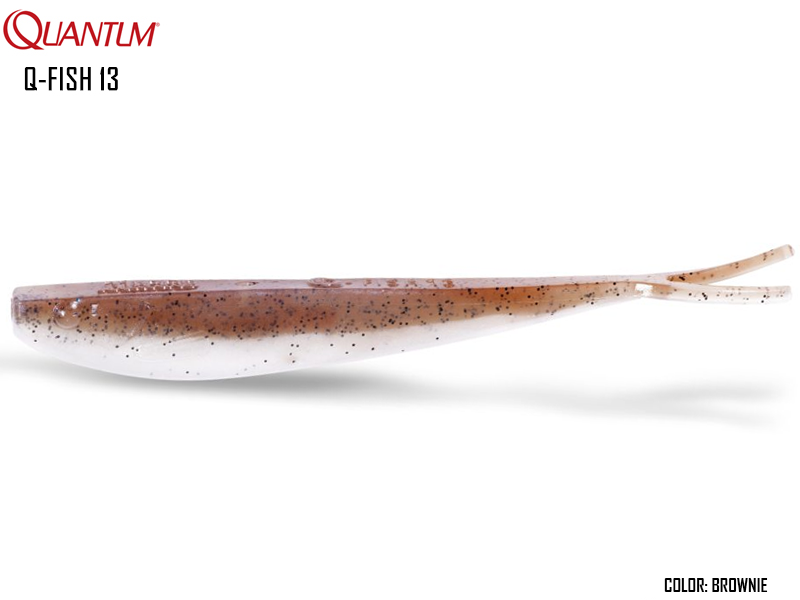 Quantum Q-Fish 13 (Length: 13cm, Weight: 8gr, Color: Brownie)