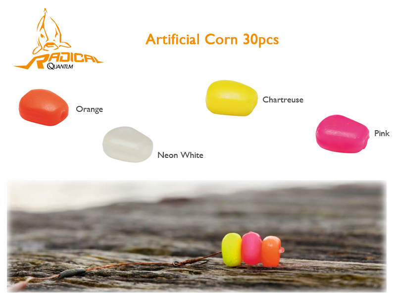 Quantum Artificial Sweetcorn (Type: Caramel, Colour: Orange Pack: 30)
