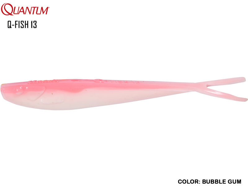 Quantum Q-Fish 13 (Length: 13cm, Weight: 8gr, Color: Bubble Gum)