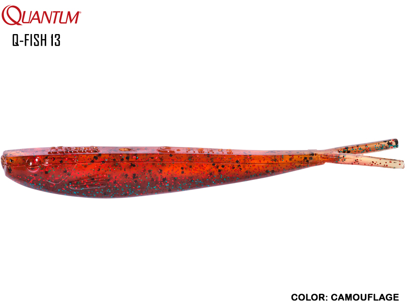 Quantum Q-Fish 13 (Length: 13cm, Weight: 8gr, Color: Camouflage)