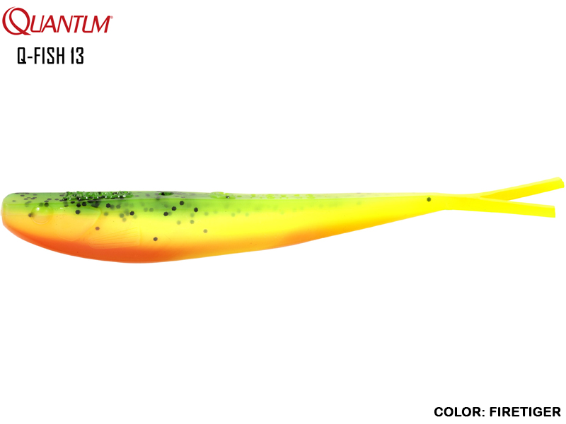 Quantum Q-Fish 13 (Length: 13cm, Weight: 8gr, Color: Firetiger)