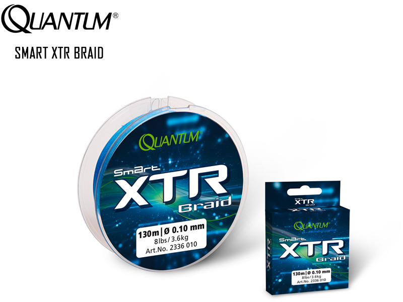 Quantum XTR Braid (Size: 0.10mm, B.S: 3.6kg, Length: 130mt)