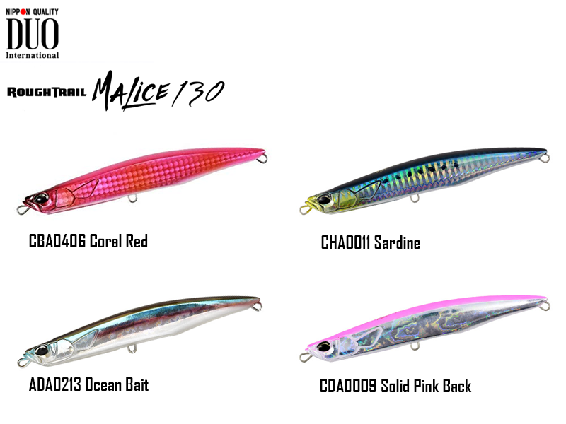 DUO Rough Trail Malice 130 (Length: 13cm, Colour: ADA0213 Ocean Bait)