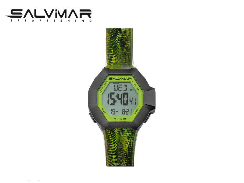 Salvimar Deeper Freediving Watch (Color:Green Camu)