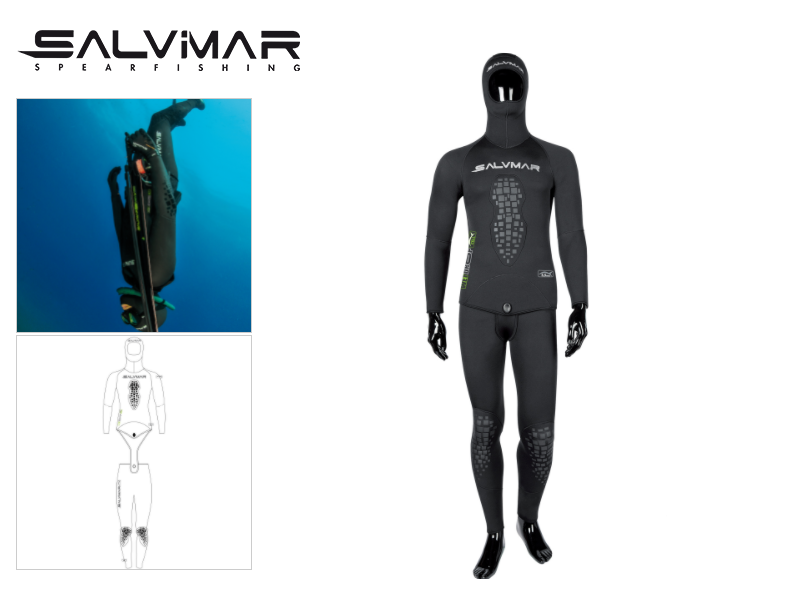 Salvimar Wet Drop Cell Wetsuit (Size: L, Thickness: 3.5mm)