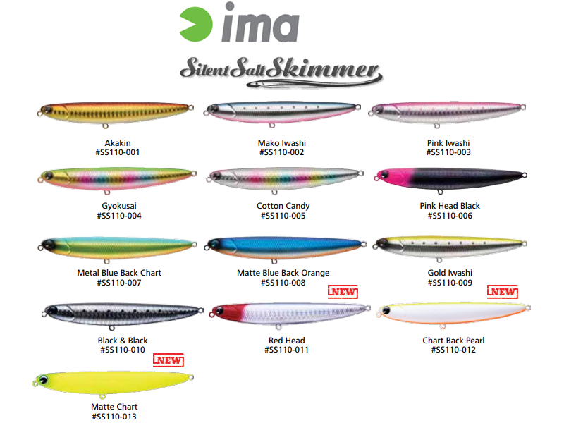 IMA Silent Salt Skimmer (Length:110mm, Weight:14gr, Color:001)