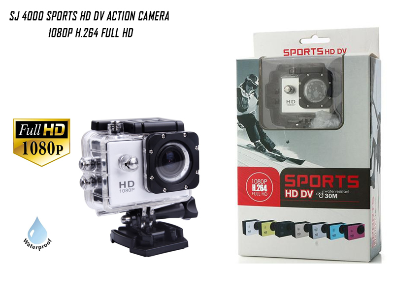 SJ 4000 Sports HD DV Action Waterproof Camera (Color: Blue)