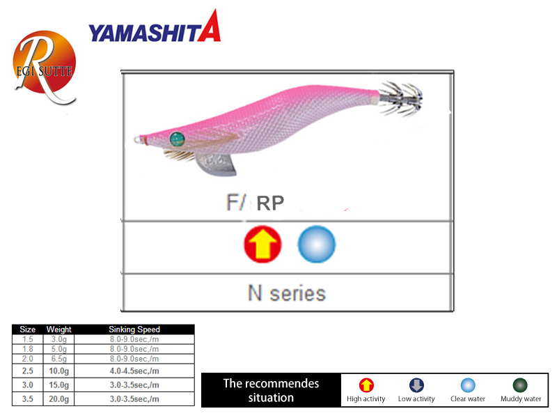 Yamashita Egi Sutte R (Size: 3.5 , Colour: F/RP )